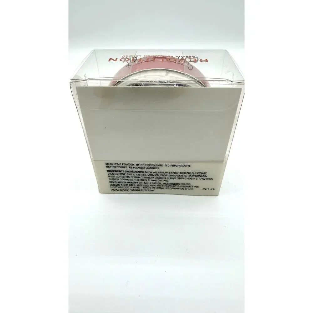 Revolution Beauty Conceal & Fix Setting Powder, Light Yellow, SEALED, New